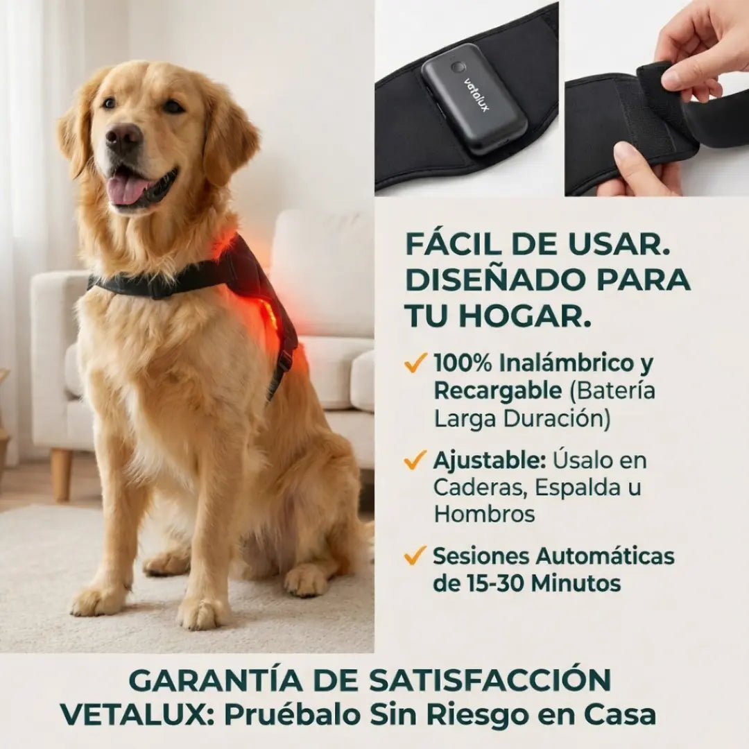 Vetalux™ Red Light Pad Alivio Articular sin Fármacos