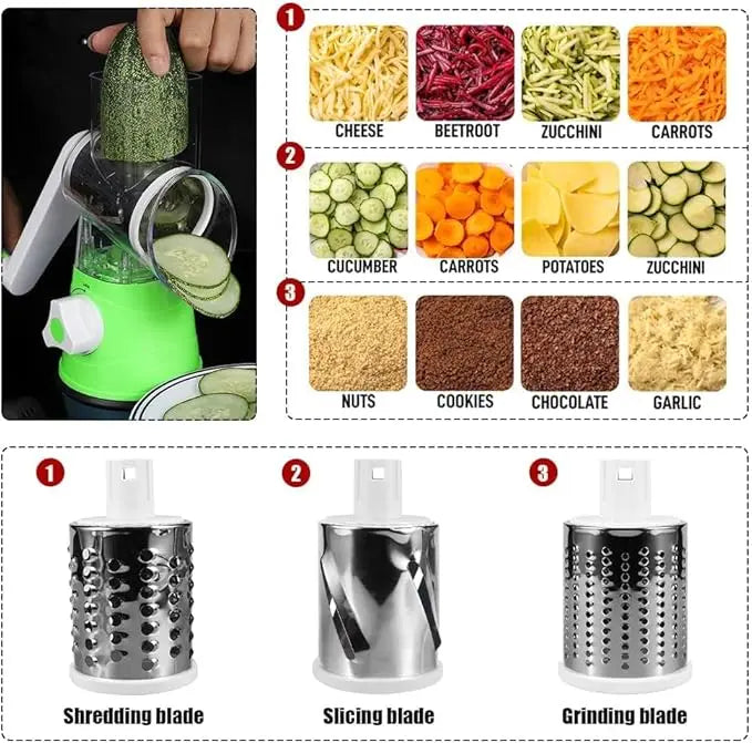 SliceMaster Pro™ – Prepara tus verduras en segundos, sin esfuerzo