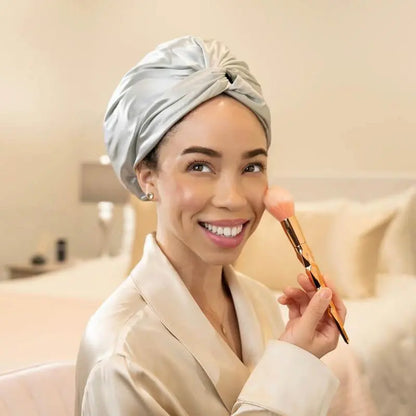 Gorro Reparador de Seda Premium – Anti-Frizz Nocturno